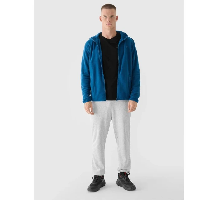 Pánsky regular fleece s kapucňou 4F 4FWMM00TFLEM317-46S pánske