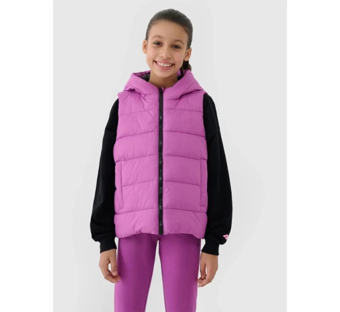 Dívčí rukávy bez rukávů se syntetickou výplní model 21436178 - 4F Dívčí rukávy bez rukávů se syntetickou výplní model 21436178 - 4F