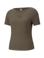 Dámske tričko Her Ribbed Slim Grape Leaf W 531917 44 - Puma Dámske tričko Her Ribbed Slim Grape Leaf W 531917 44 - Puma