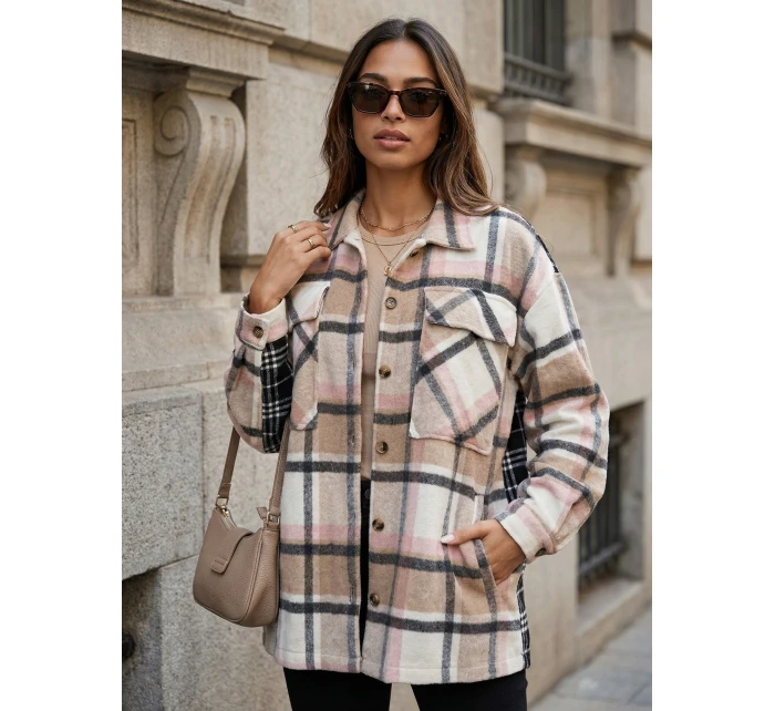 Košile KS černá a béžová model 17814484 - FPrice