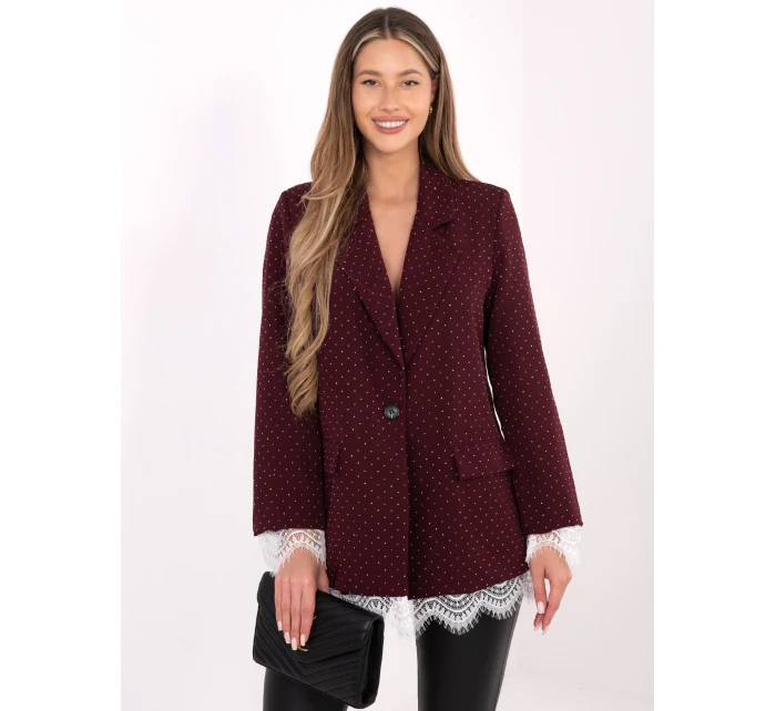 IT MA blazer FL9916 2.12P bordová IT MA blazer FL9916 2.12P bordová