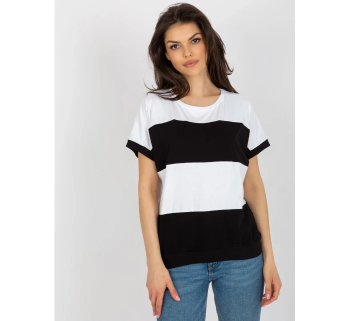 Blúzka RV BZ 8640.36X biela a čierna