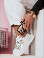Dámské tenisky na platformě silver Dstreet model 21983993 - FashionStreet
