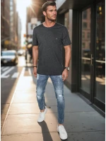 Pánské tričko tmavě šedé Dstreet model 21985797 - FashionStreet