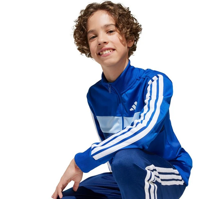 Tepláky adidas Seasonal Essentials Tiberio 3-Stripes Jr JC7518