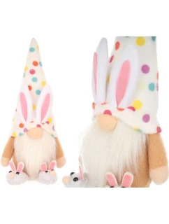 MEDVEĎ GHOOM 25CM V SNOCH CHLAPEC JARNÁ DEKORÁCIA