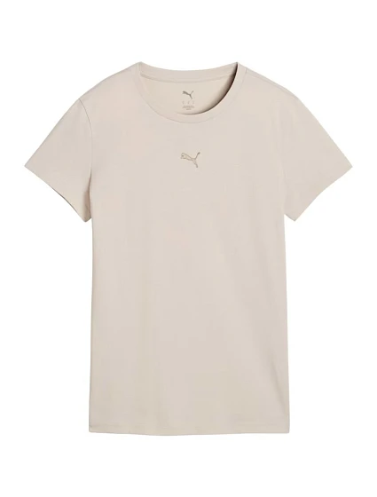 Dámské tričko Puma Ess Centered Cat Logo Tee, svetlo béžové, 692916 82 Dámské tričko Puma Ess Centered Cat Logo Tee, svetlo béžové, 692916 82