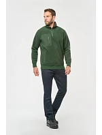 905 Pracovní fleecová mikina s 1/4 zipem model 22514431 forest green - WK 905 Pracovní fleecová mikina s 1/4 zipem model 22514431 forest green - WK