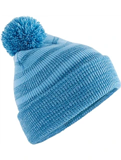 B 476 Pletená čepice s bambulí sky blue model 22469615 - Beechfield