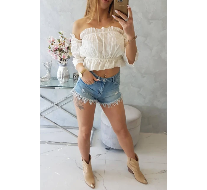 Španělská halenka ecru Španělská halenka ecru