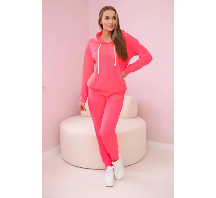 Bavlnený set Kesi Luxury Pink neon Bavlnený set Kesi Luxury Pink neon