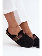 Dámské pantofle s kožíškem Černé model 21709355 - Boto Dámské pantofle s kožíškem Černé model 21709355 - Boto