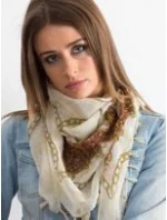 Šátek AT CH ENEC model 14825081 světle béžový - FPrice