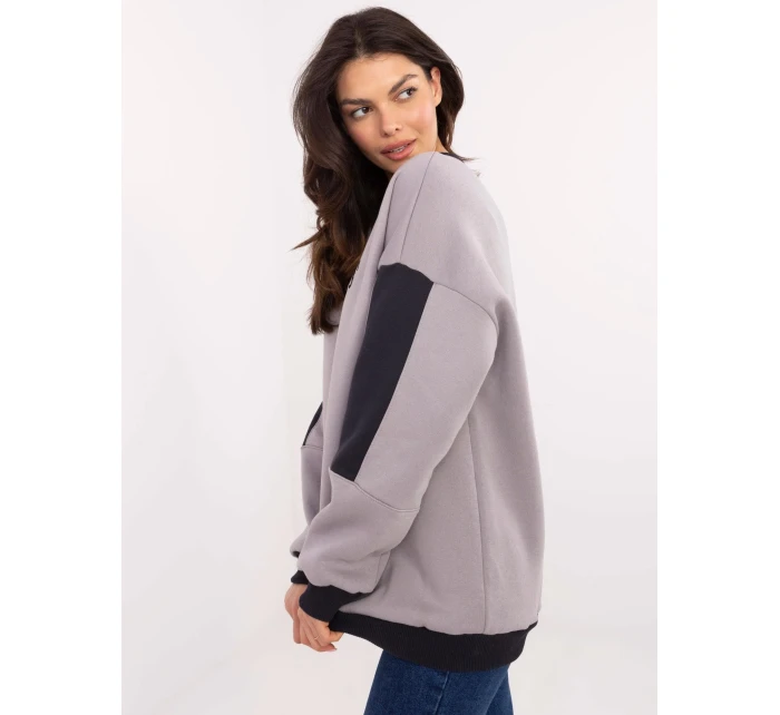 Mikina EM BL 983.10X svetlo šedá