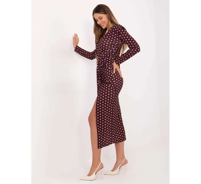 Šaty IT SK  bordó model 21441174 - FPrice