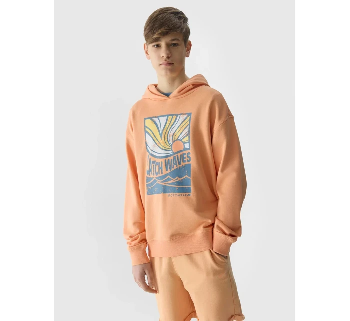 Chlapčenská mikina 4F - oranžová