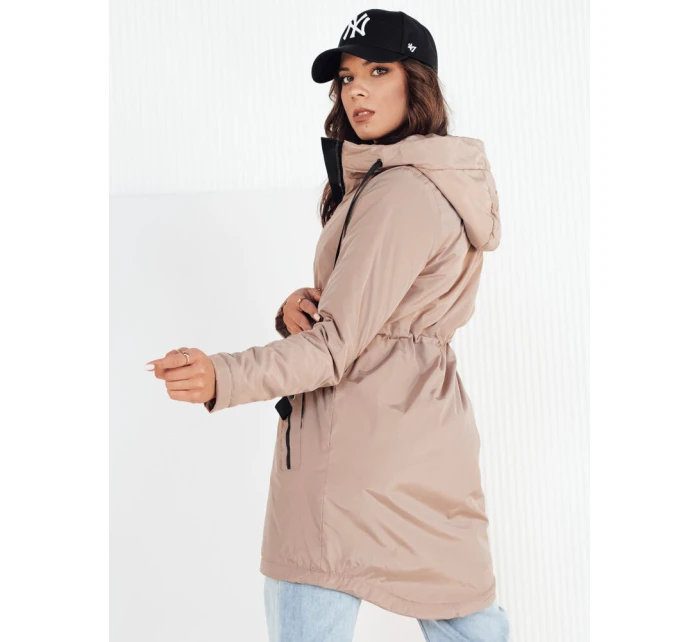 Dámská přechodná bunda parka khaki Dstreet model 21973498 - FashionStreet
