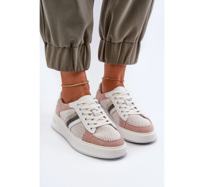 Dámské kožené tenisky D&A model 21655879 - S.Barski