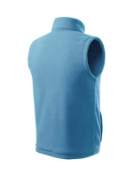 Ďalšia fleecová vesta unisex azure blue