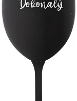 LORD PERFECT - čierny pohár na víno 350 ml