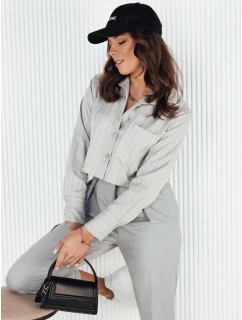 Dámská pruhovaná košile šedá Dstreet model 21972910 - FashionStreet