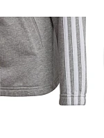 Mikina Adidas Essentials s 3 prúžkami a zipsom Jr IC3635