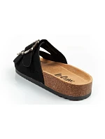 Lee Cooper dámske šnurovacie šľapky slip-on black semišové pohodlné ľahké dámske