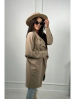 Kapska s vreckami svetlo béžová Kapska s vreckami svetlo béžová