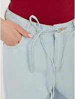 Nohavice D80033BB62629L221 svetlomodré