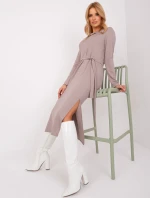 LK SK 509447 šaty.75P tmavo lila