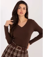 Blúzka RV BZ A1054.34 tmavohnedá