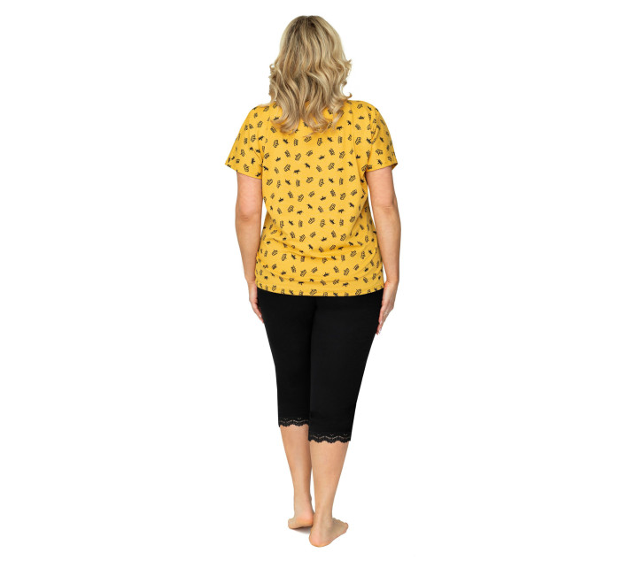 Pyžamo Queen 3/4 Plus Size - Donna