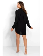 Dámska nočná košeľa Bella Black - Momenti Per Me Dámska nočná košeľa Bella Black - Momenti Per Me