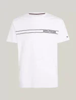 Pánske tričko UM0UM03196 YBR white - Tommy Hilfiger