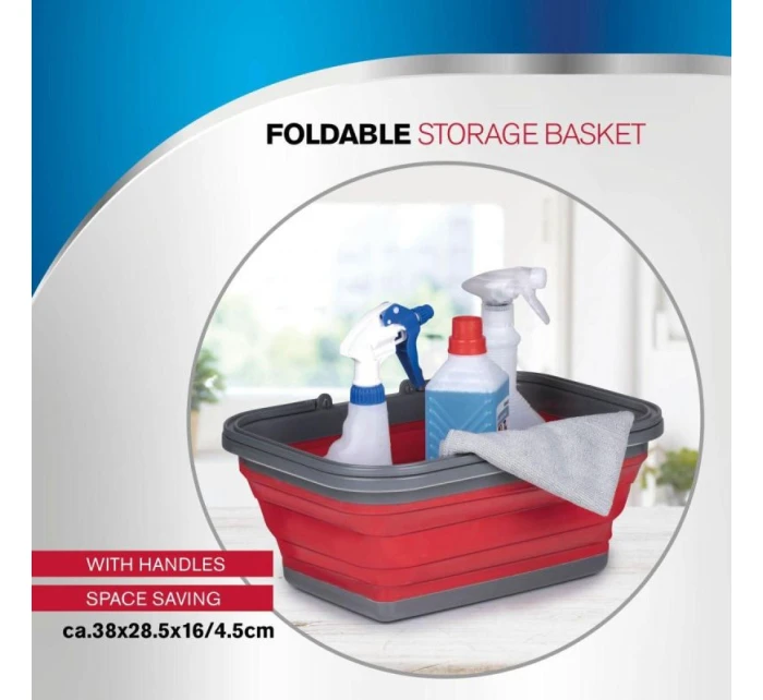 SKLADACÍ KOŠ DIRT DEVIL S RUKADLAMI 38x28,5 cm