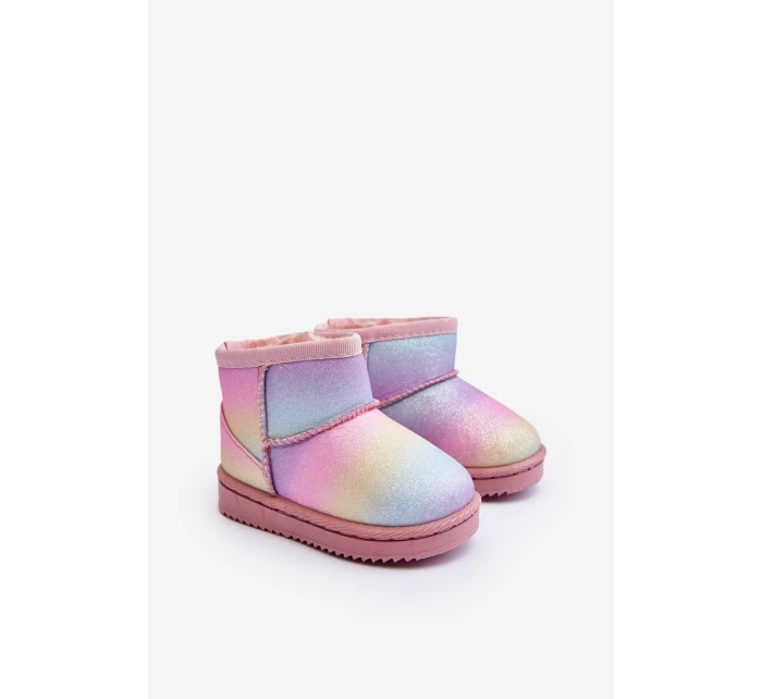 Dziecięce Ocieplane Botki Śniegowce Multikolor Gooby