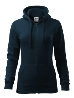 Trendy Zipper mikina dámská námořní modrá
