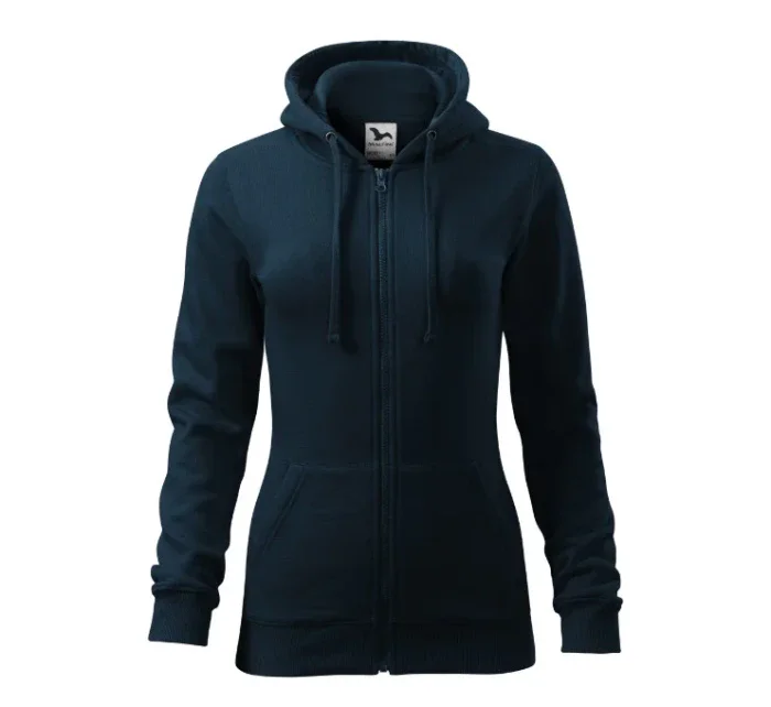 Trendy mikina na zips ženy námornícka modrá
