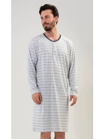 Pánska nočná košeľa s dlhým rukávom Filip