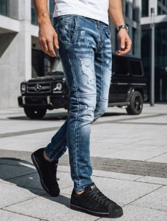 Pánské tmavě modré džínové kalhoty Dstreet UX3828