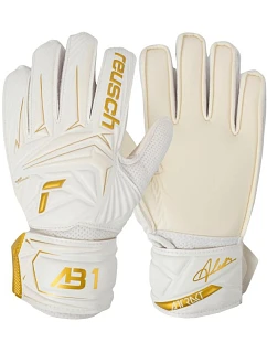 Attrakt Solid Junior brankářské rukavice bílé model 22143661 - Reusch