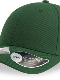 6 panelová baseballová kšiltovka bottle green model 22479167 - Atlantis Headwear