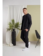 BY 014 Tepláky z těžké bavlny model 22433780 black - Build your Brand BY 014 Tepláky z těžké bavlny model 22433780 black - Build your Brand