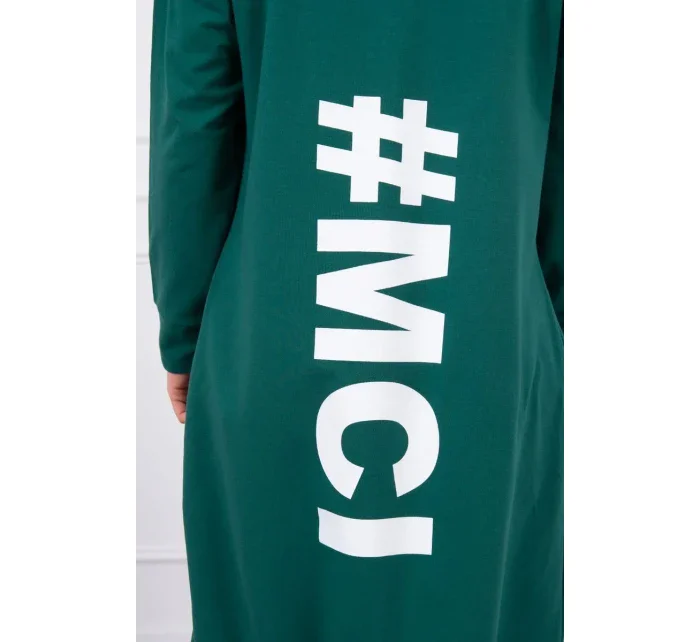 Zelená bunda s potiskem Zelená bunda s potiskem