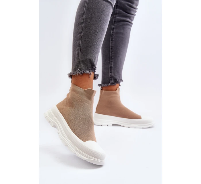 Dámské návleky na boty hnědé model 21651847 - Boto Dámské návleky na boty hnědé model 21651847 - Boto