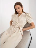 Šaty DHJ SK model 17445360 světle béžová - FPrice