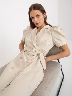 Šaty DHJ SK model 17445360 světle béžová - FPrice