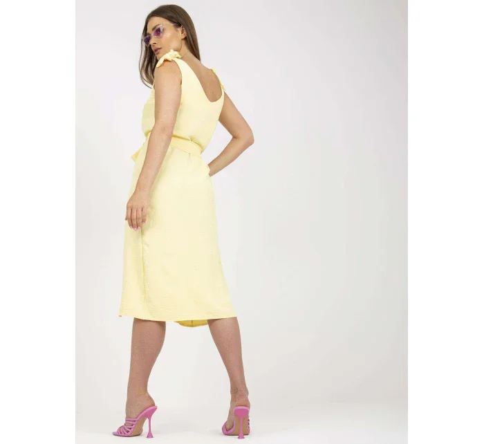 Šaty WN SK 1211.58 svetlo žltá