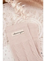 Teplé dámske ponožky s vlnou - béžové Teplé dámske ponožky s vlnou - béžové