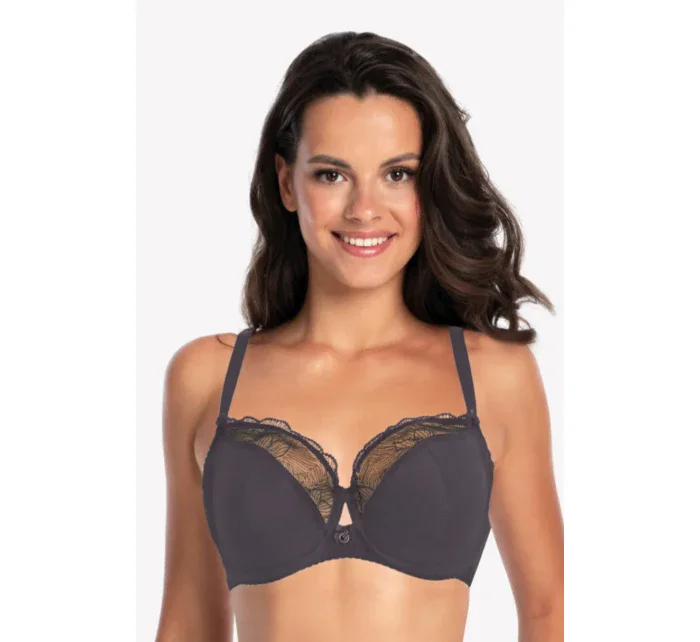 Dámská podprsenka  grafitová  model 19060387 - Gaia